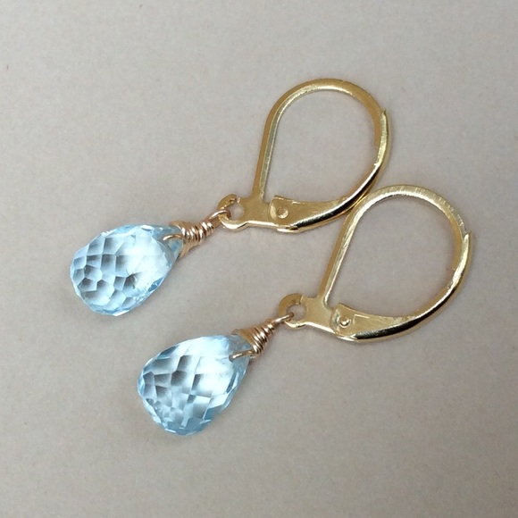Sundance Charm Aquamarine Earrings - Picture 2 of 8